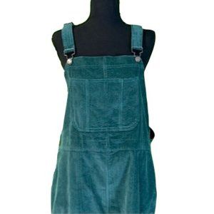 Wild Fable Corduroy Overall Dress Green XL